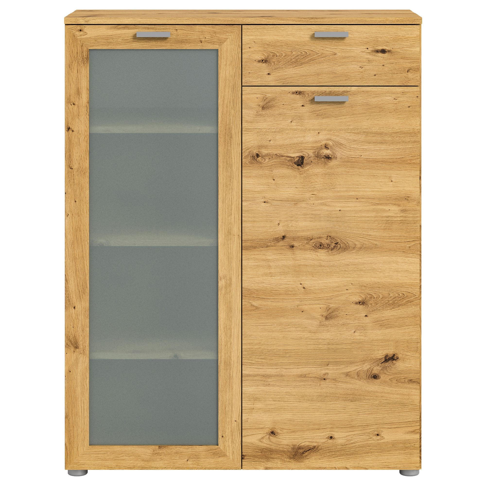 KOMMODE Xeno 37/90/115 cm - Braun, Holzwerkstoff (90/115/37cm) - Xonox
