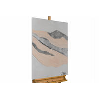 ACRYLBILD HANDGEMALT 60/90 cm - Beige/Grau, Holz/Textil (60/90cm) - KUNSTLOFT