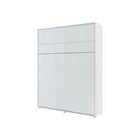 SCHRANKBETT Bed-Concept BC-12 160x200 mit zwei LED-Lampe - Weiß/Grau, Holz/Holzwerkstoff (160/200cm) - MIRJAN24