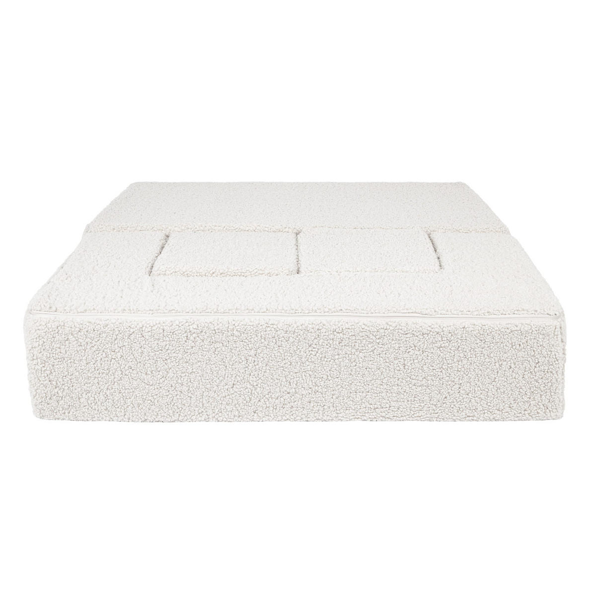 KINDERSOFA, Bearly, Cube, Cremig - Creme, Textil (96/40/50cm) - MeowBaby