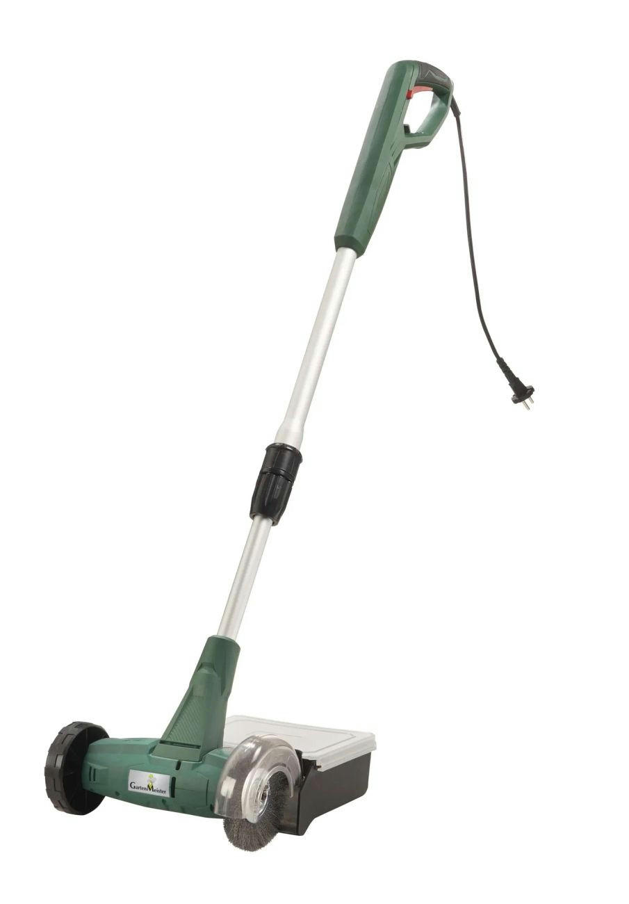 FUGENBÜRSTE elektrisch, 2in1, mit Fangbox - Grün, Kunststoff (2.4/1/9.7cm) - Westfalia