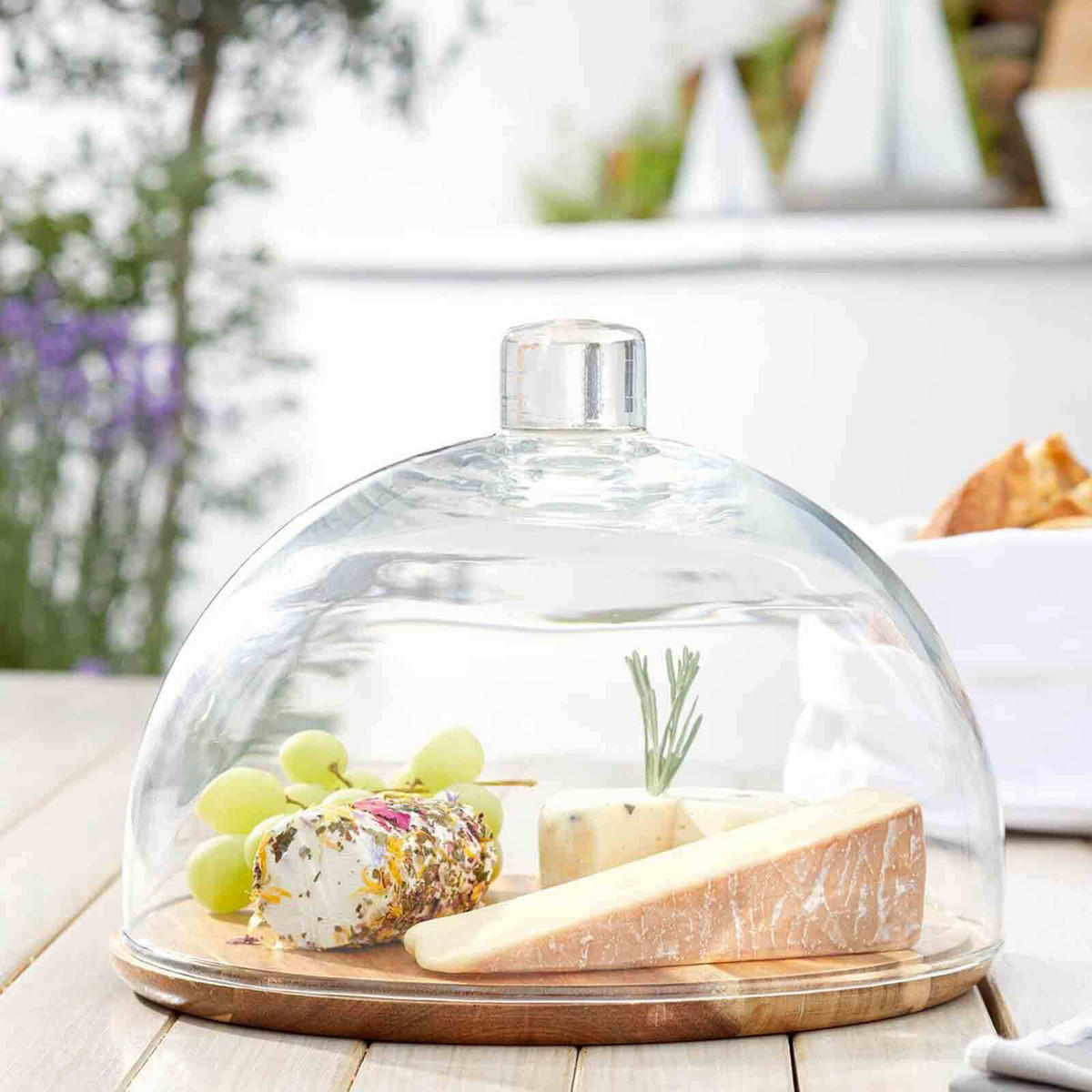 SPEISEGLOCKE Cucina transparent ø 27.3 cm - Transparent, Glas (28.5/17/28.5cm) - Leonardo Living