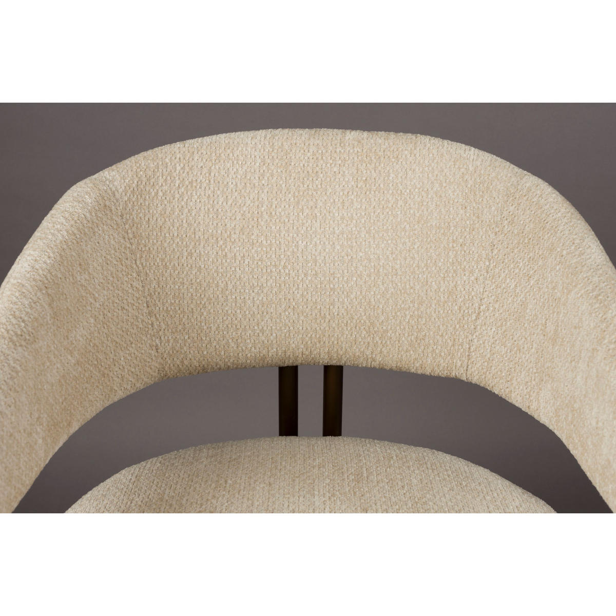 ESSZIMMERSTUHL Naida Beige - 2 er Set - Beige, Holzwerkstoff (56.5/78.5/58.5cm) - Dutchbone