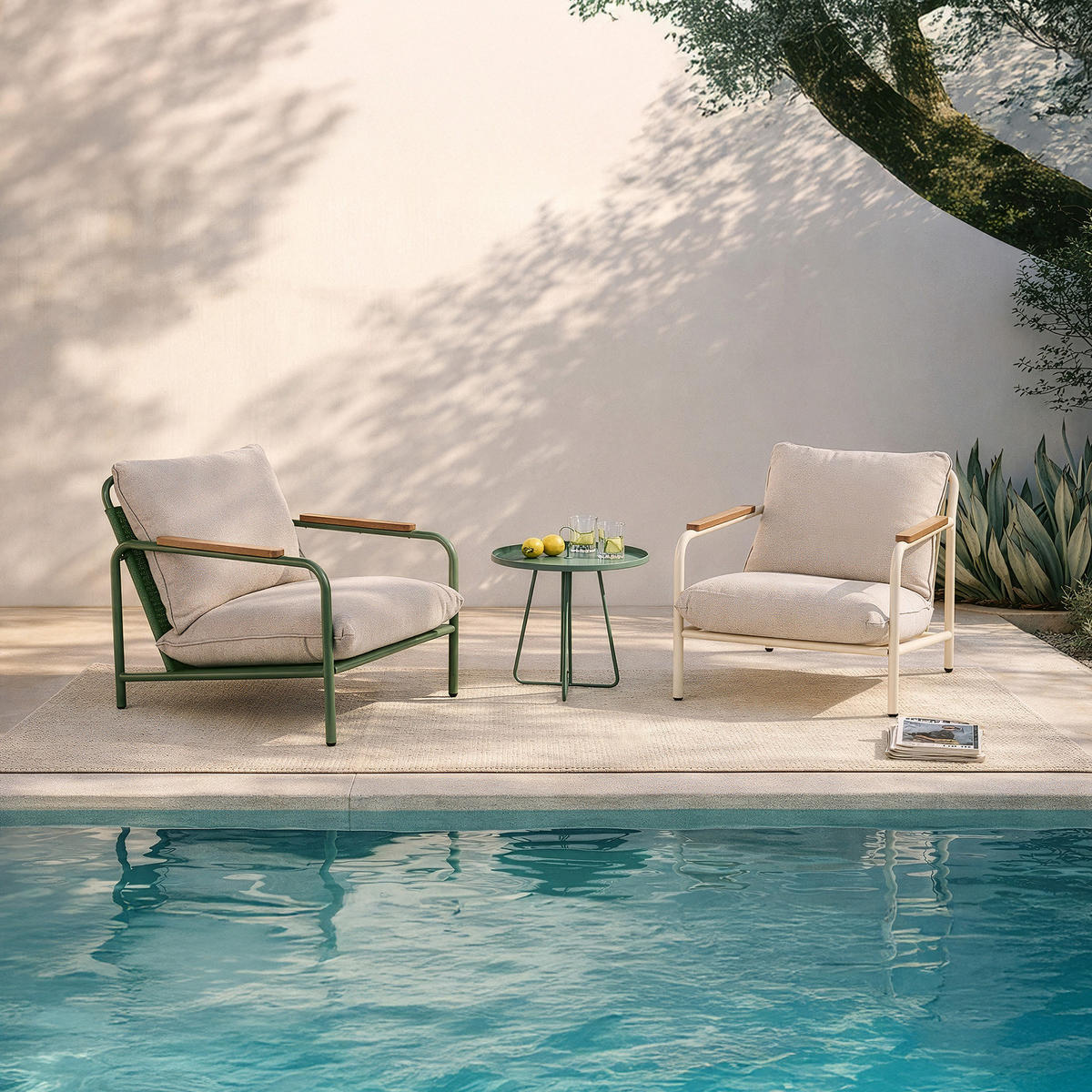 GARTENSESSEL Soulgate - Beige, Metall (69/71/87cm) - Butlers