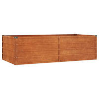HOCHBEET Rostig 160/80/45 Cm Cortenstahl - Rostfarben, Metall (80/45/160cm) - vidaXL