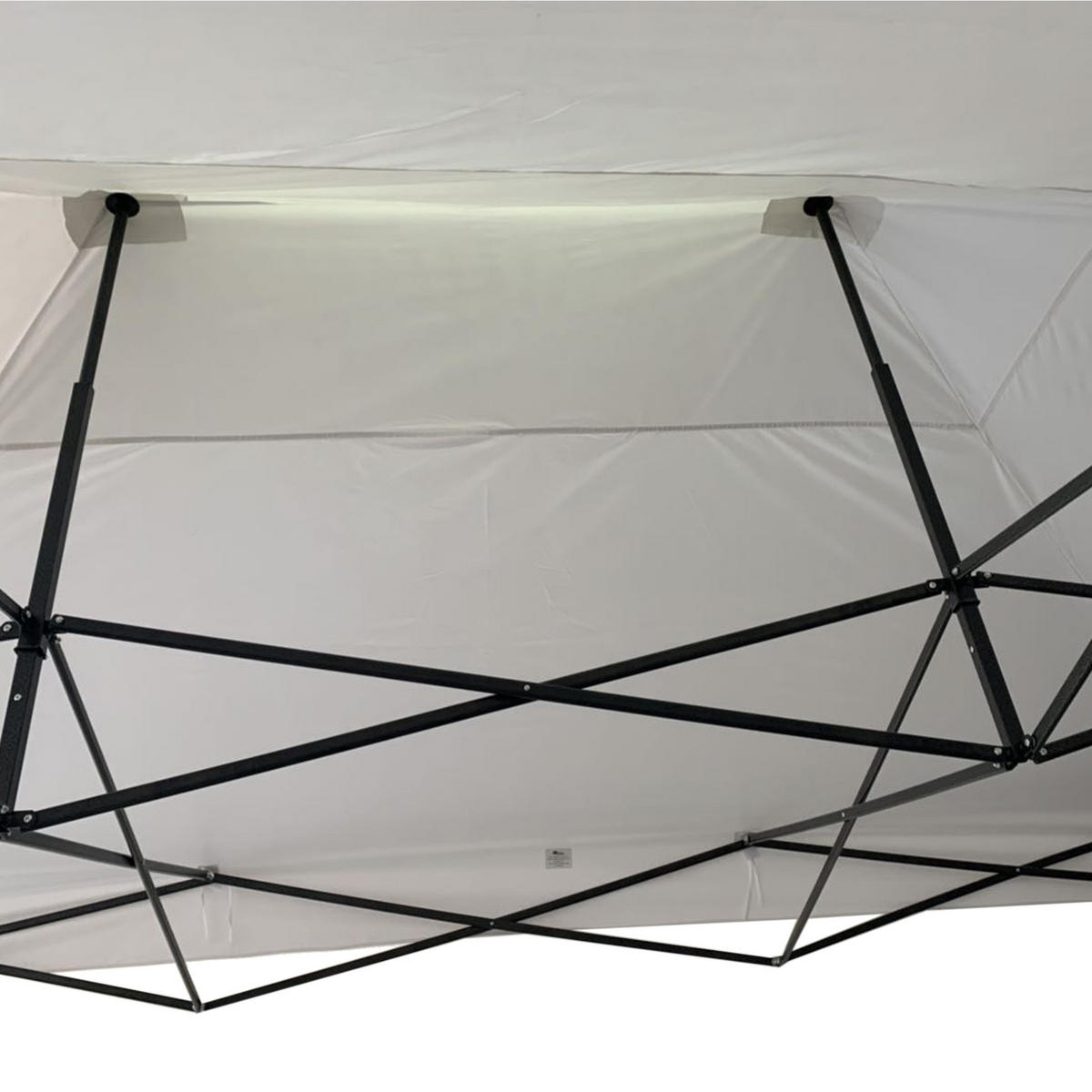 FALTPAVILLON Weiß 450/300/310 cm - Weiß, Metall (300/310/450cm) - Mobili Rebecca