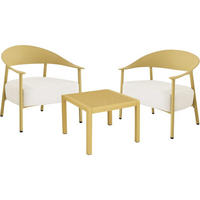 LOUNGEGARNITUR Céora 2-Sitzer Gelb - Gelb, Metall - Habitat Garten