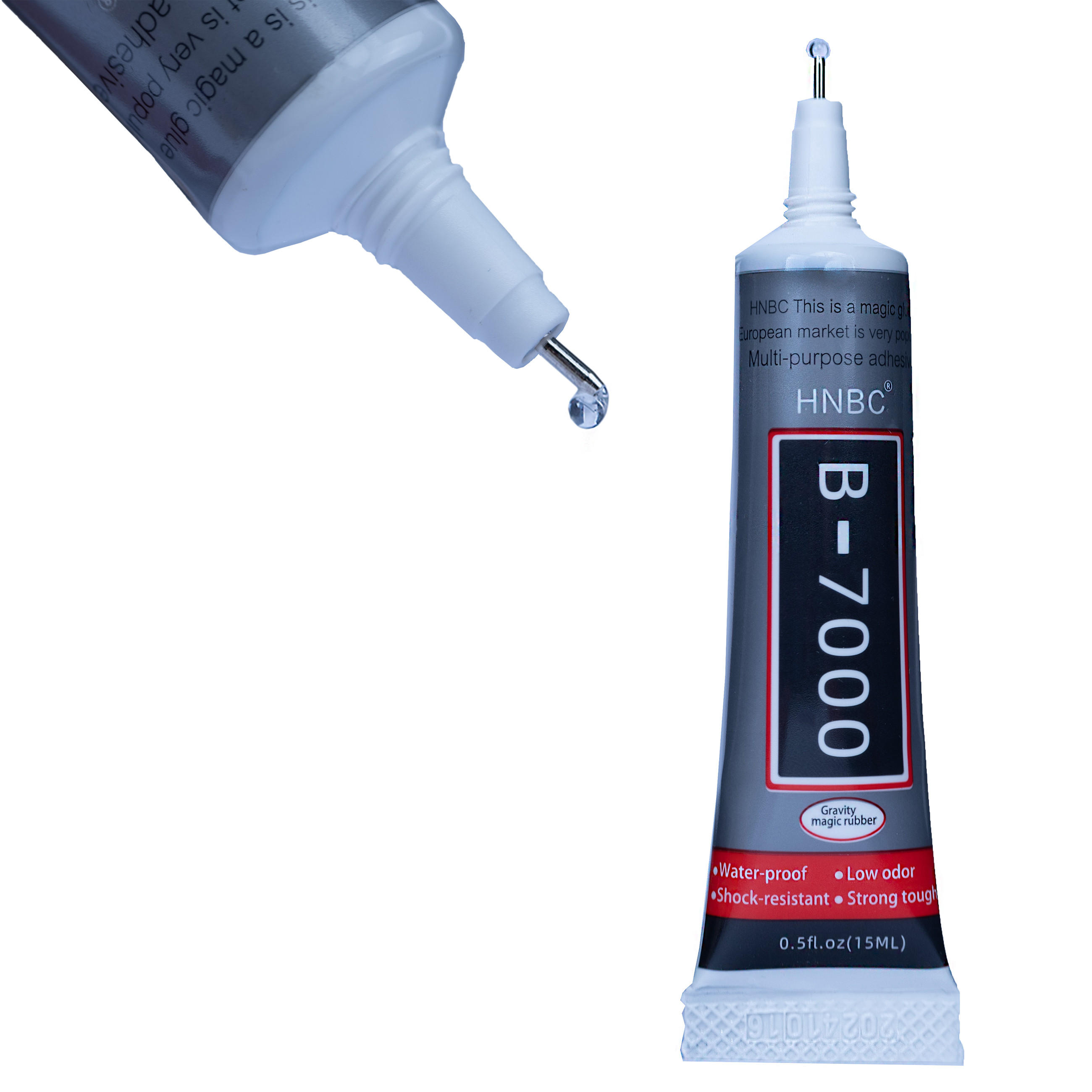 KLEBER B-7000 Universal, 15 ml, elastisch, wasserfest, 3 min Abbindezeit, 24-48 h Härtung - Multicolor, Kunststoff/Metall (10/10/10cm)