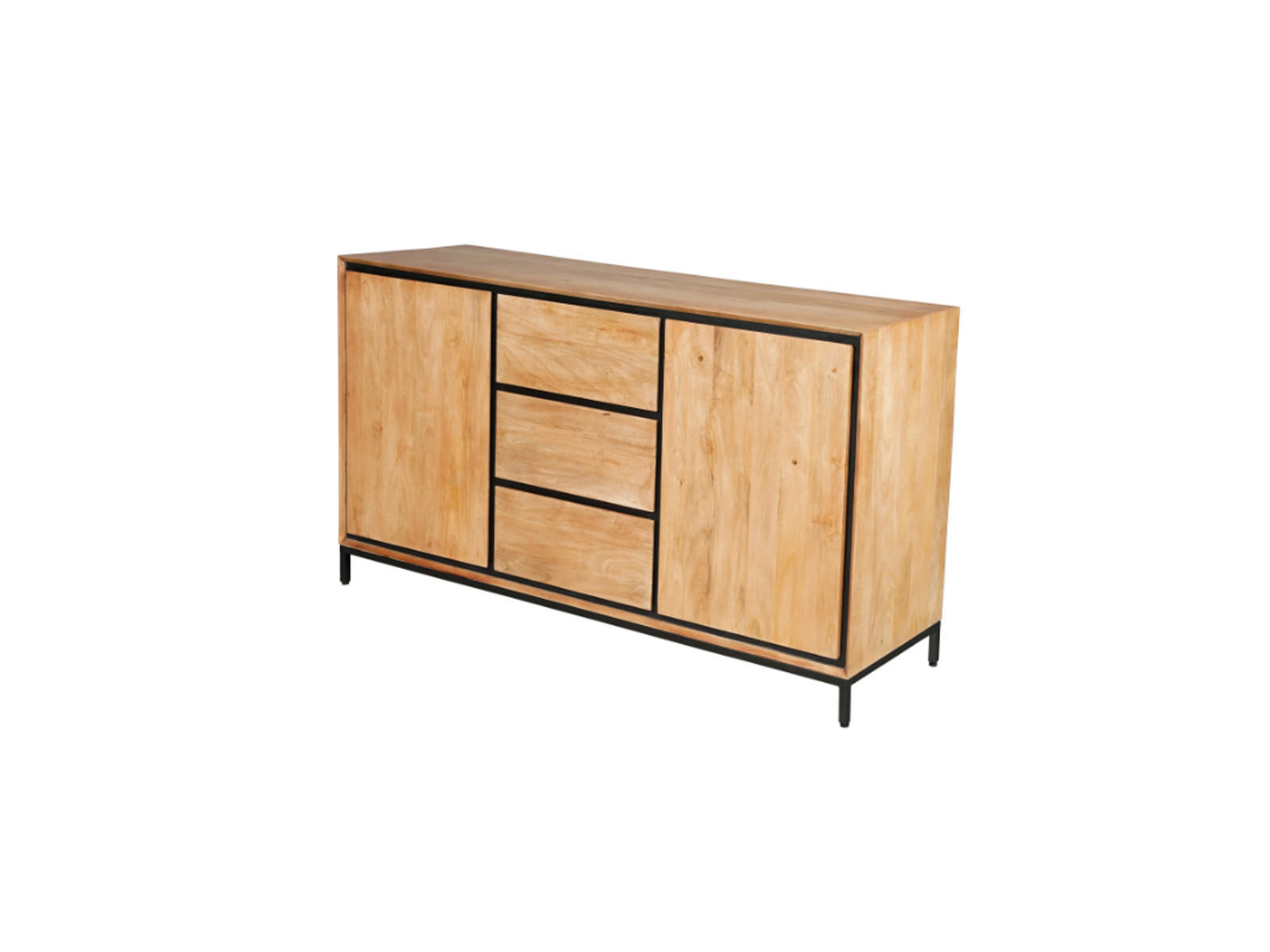 SIDEBOARD Hardwood Mangoholz 160 cm / 45 cm Natur - Naturfarben, Holz (160/85/45cm) - Villa Möbel