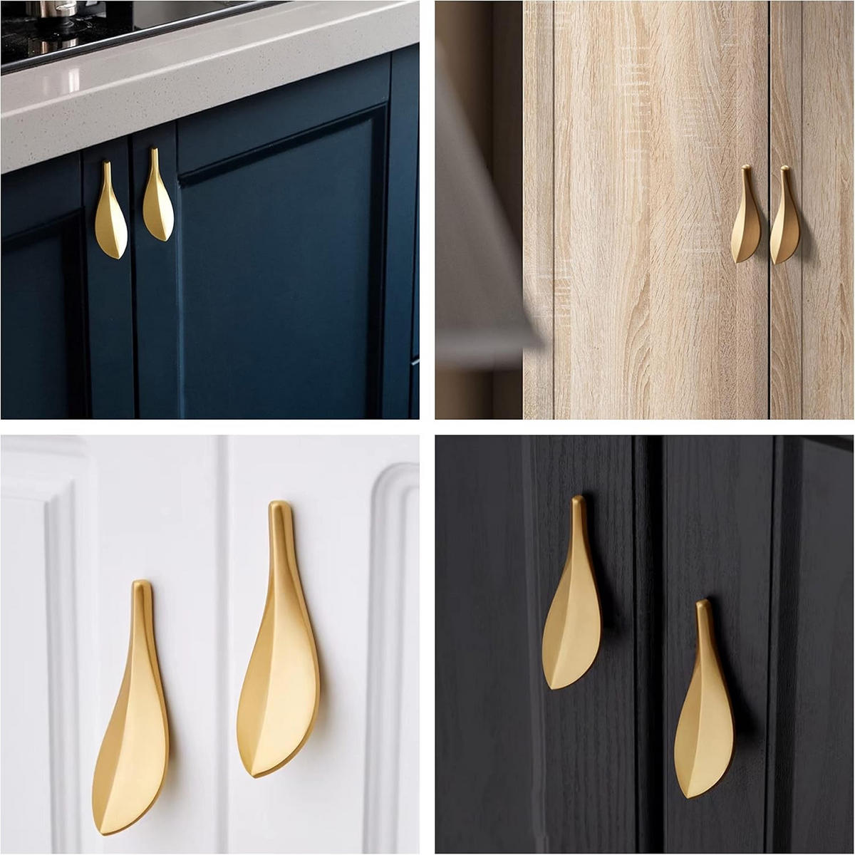 MÖBELGRIFF Gold 4er-Set - Goldfarben, Metall (3/2.7/8.8cm)