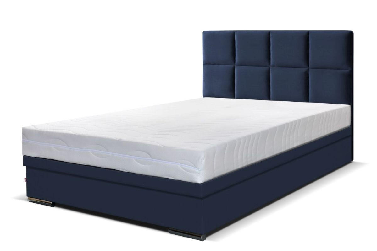 BOXBETT Sizilien 140x200 cm mit Bettkasten, blau - Blau, Kunststoff (140/200cm) - Margaret Hadas24