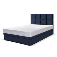 BOXBETT Sizilien 120x200 cm mit Bettkasten, blau - Dunkelblau, Kunststoff (120/200cm) - Margaret Hadas24