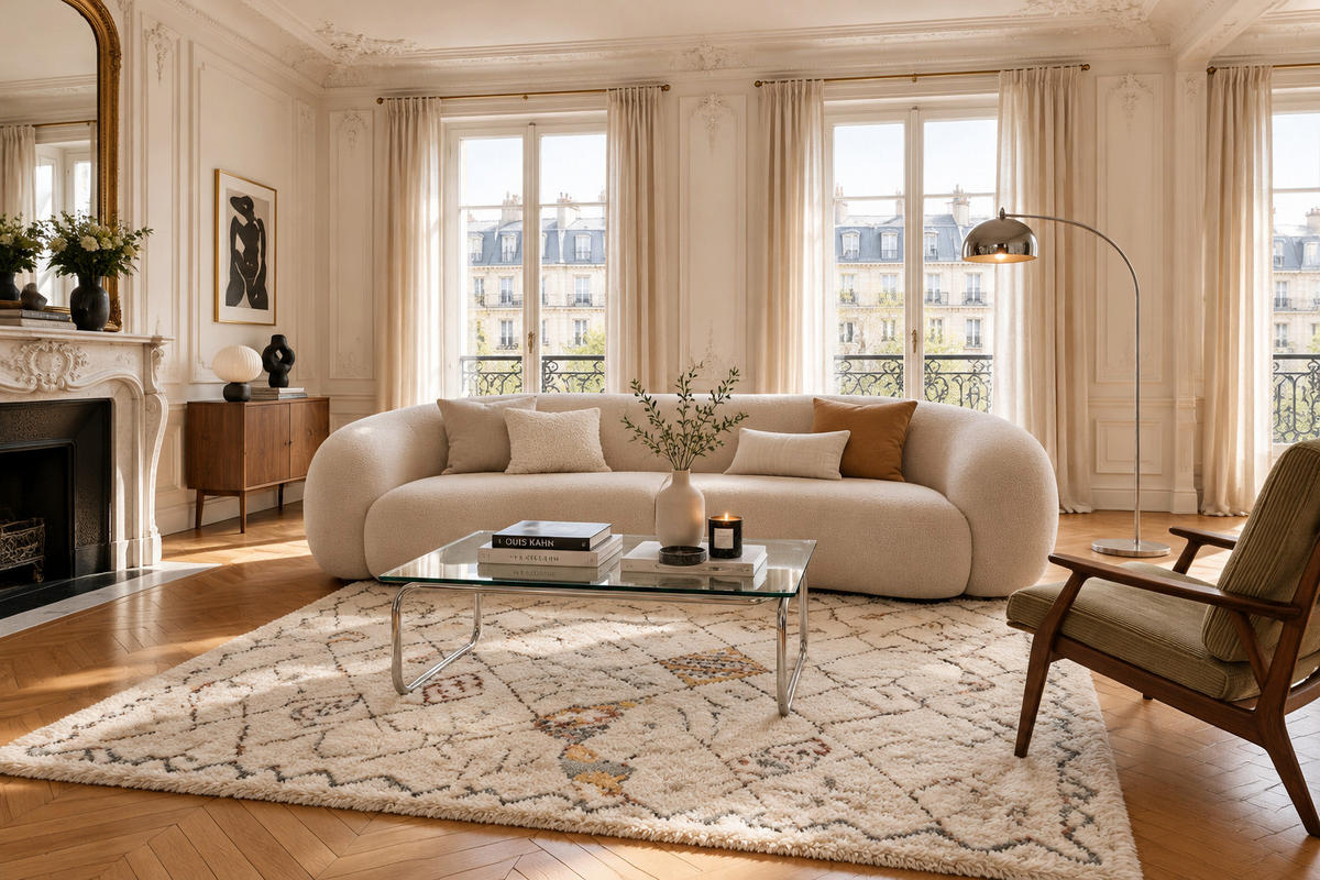TEPPICH dicker und bequemer Shaggy beige - Beige, Textil (160/230cm) - AFK Living