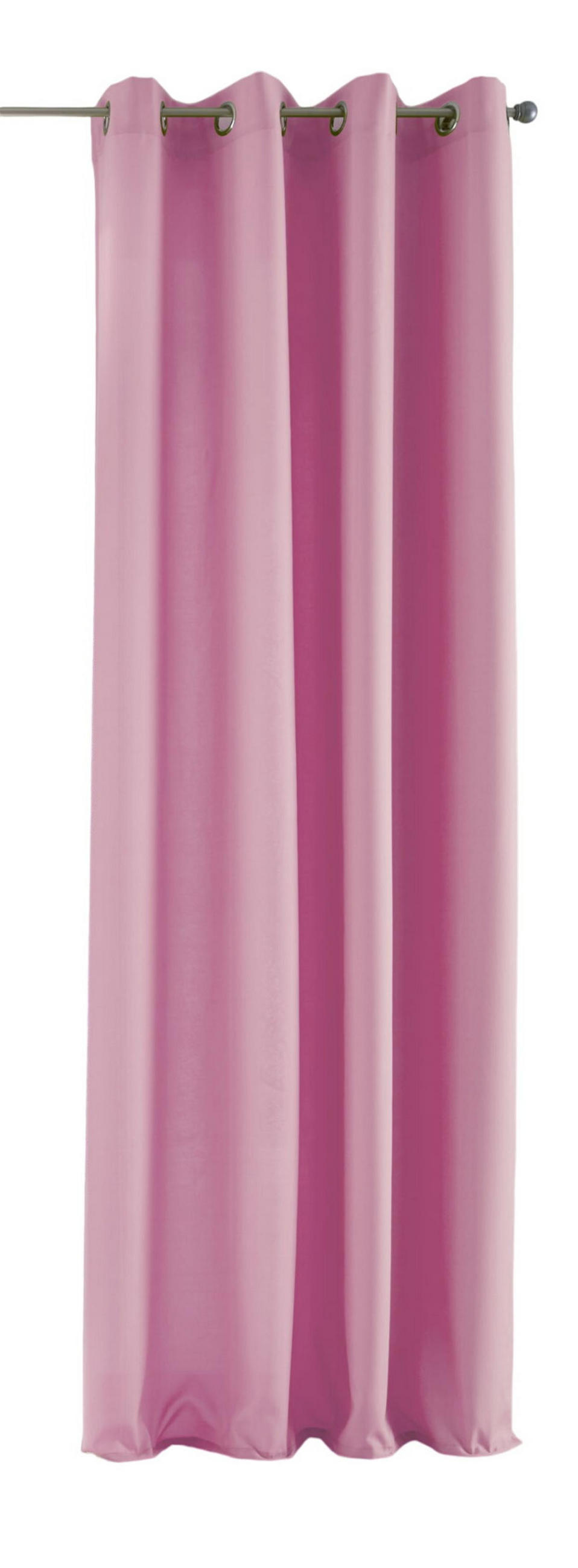 VORHANG PALERMO HxB 175x140 cm Rosa - Rosa, Textil (140/175/1cm) - Gardinenbox