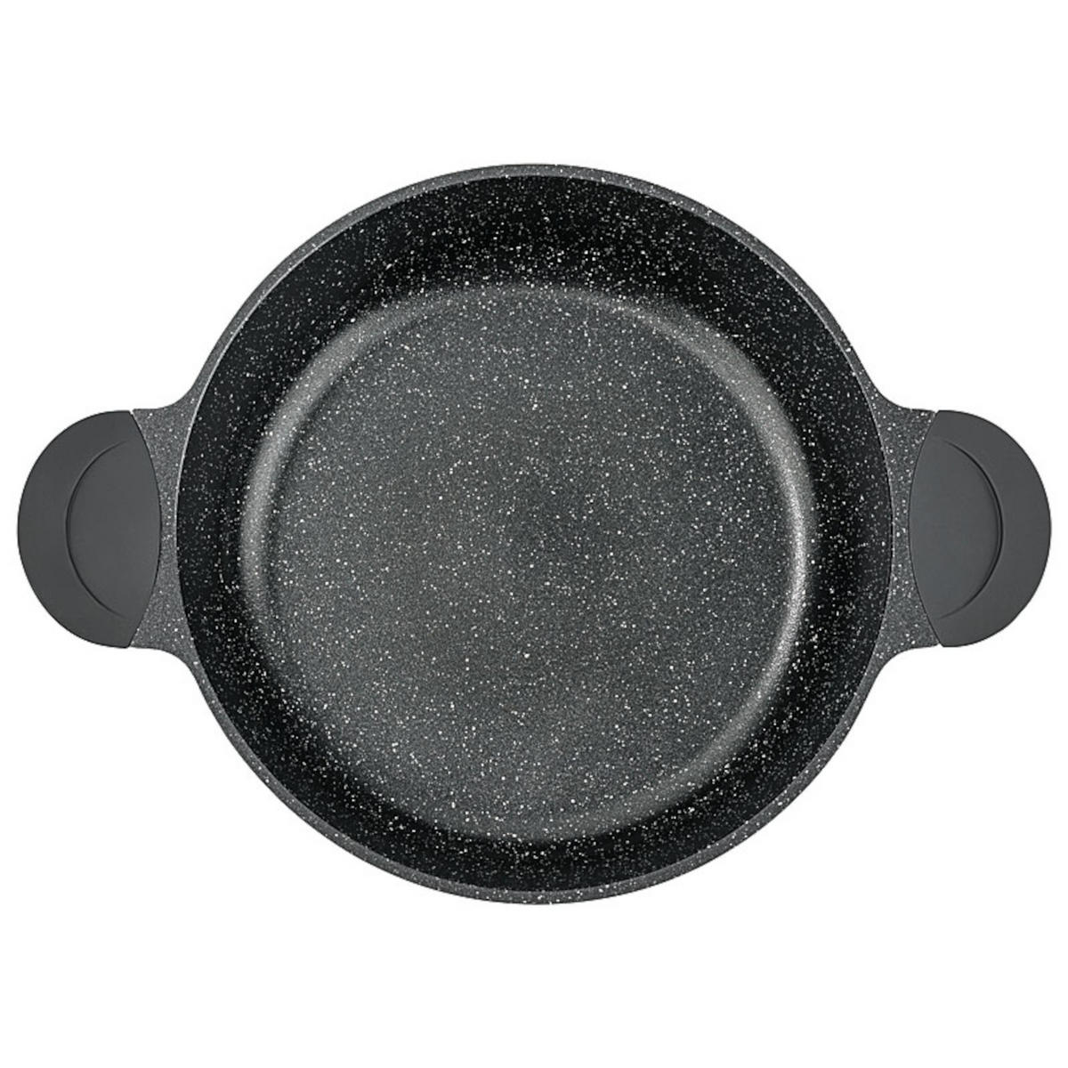 SERVIERPFANNE Tomalin blackline 28 cm - Schwarz, Metall (28cm) - Mulex