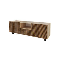 LOWBOARD ZENO-S 140x50x41 cm - Artisan / Katania - Eiche Wotan/Schwarz, Holzwerkstoff (140/50/41cm) - ALTDECOR