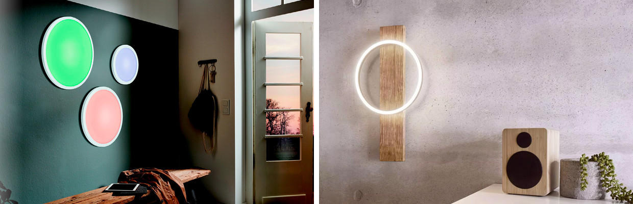 Moderní nástěnná LED světla