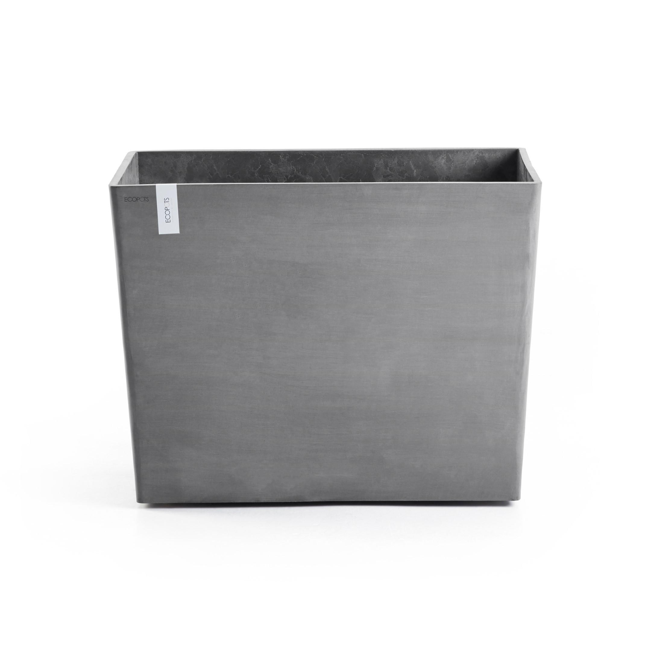 BLUMENTOPF Paris Wheels 85,2/39,5/65,8 cm Grau - Grau, Kunststoff (85.2/65.8cm) - Ecopots