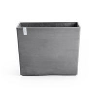 BLUMENTOPF Paris Wheels 85,2/39,5/65,8 cm Grau - Grau, Kunststoff (85.2/65.8cm) - Ecopots