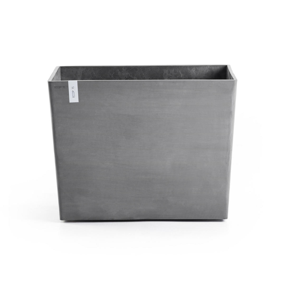 BLUMENTOPF Paris Wheels 85,2/39,5/65,8 cm Grau - Grau, Kunststoff (85.2/65.8cm) - Ecopots