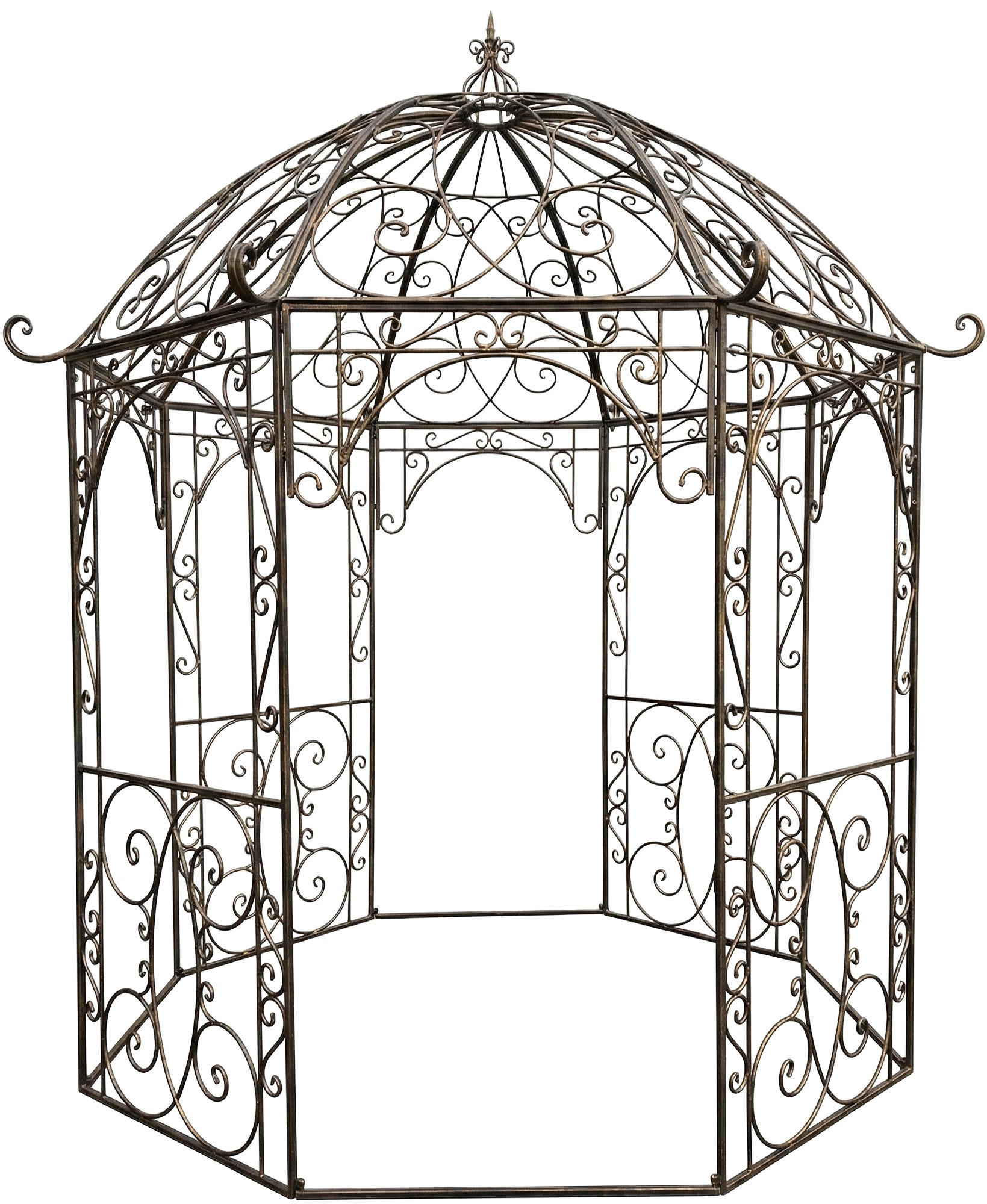 PAVILLON 284/263/313 cm Metall Bronze - Bronzefarben, Metall (284/313/263cm) - CLP