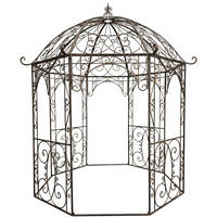 PAVILLON 284/263/313 cm Metall Bronze - Bronzefarben, Metall (284/313/263cm) - CLP