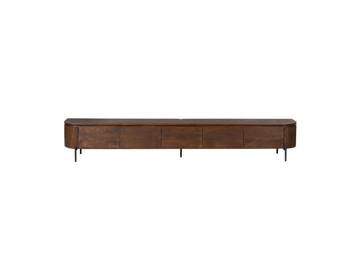 LOWBOARD Magnificent Mangoholz 280 cm / 35 cm Braun - Braun, Holz (280/30/35cm) - Villa Möbel