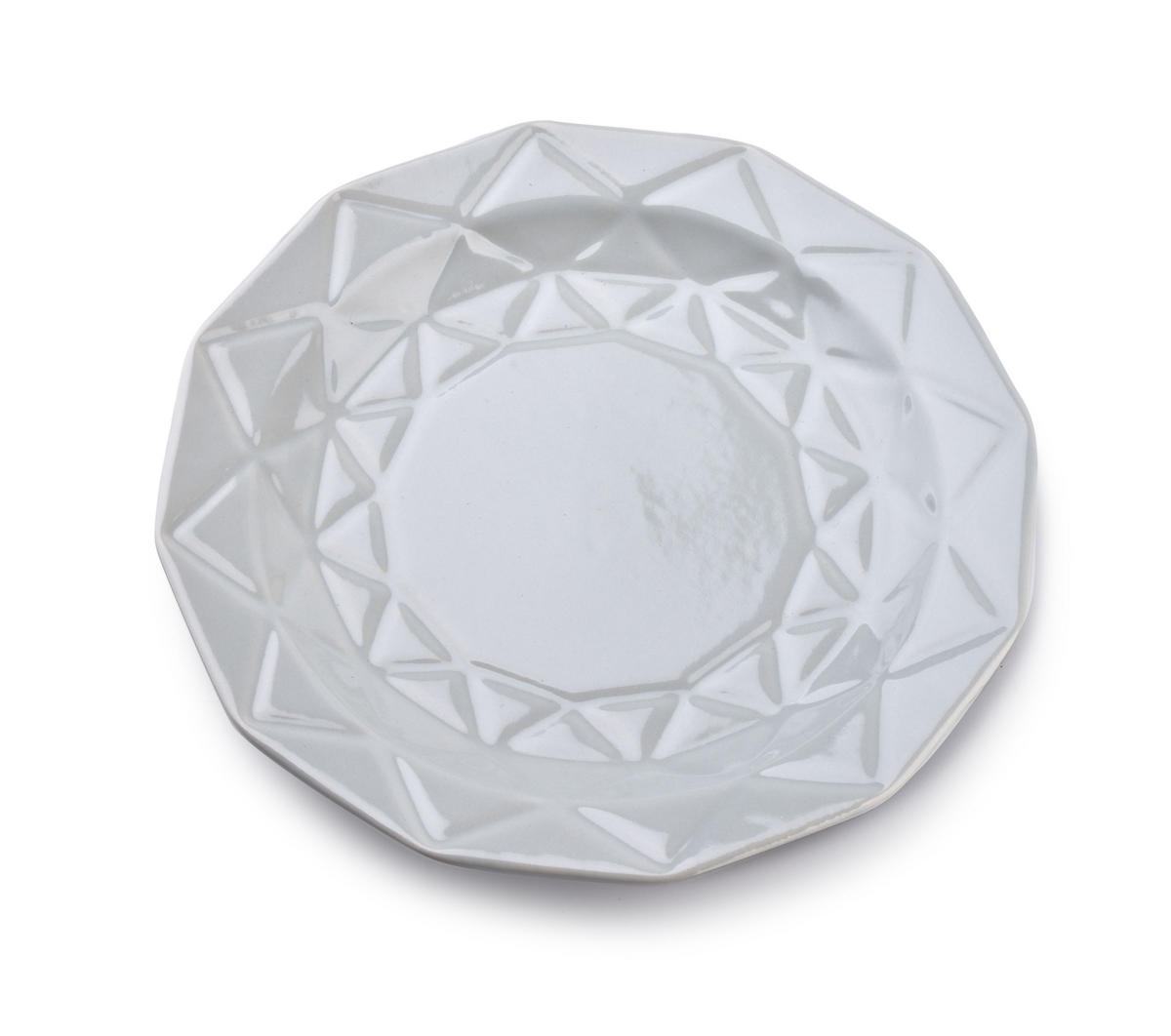 DESSERTTELLER Adel Grau 19.5/19.5/2 cm Keramik - Grau, Keramik (19.5cm) - Mondex