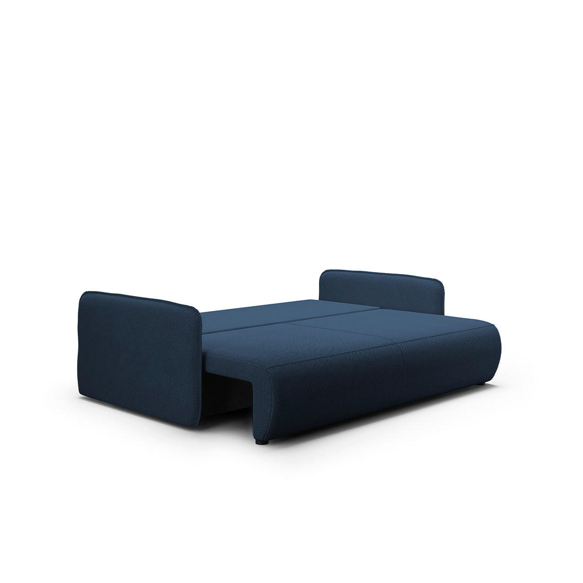 POHOVKA Claudio 3MÍSTNÁ Tmavě modrá - modrá, dřevo (216/86/105cm) - Petits-meubles