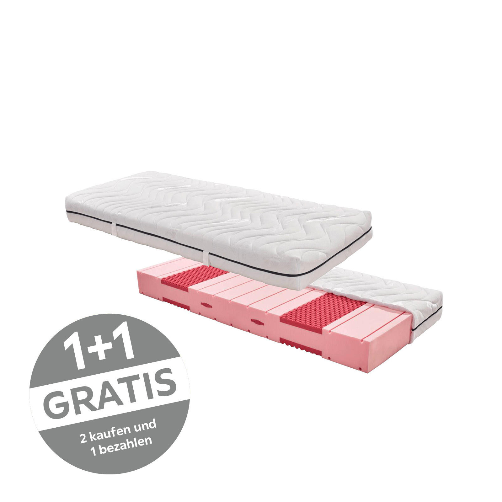 Komfortschaummatratze Comfort 90x200cm Mittelfest