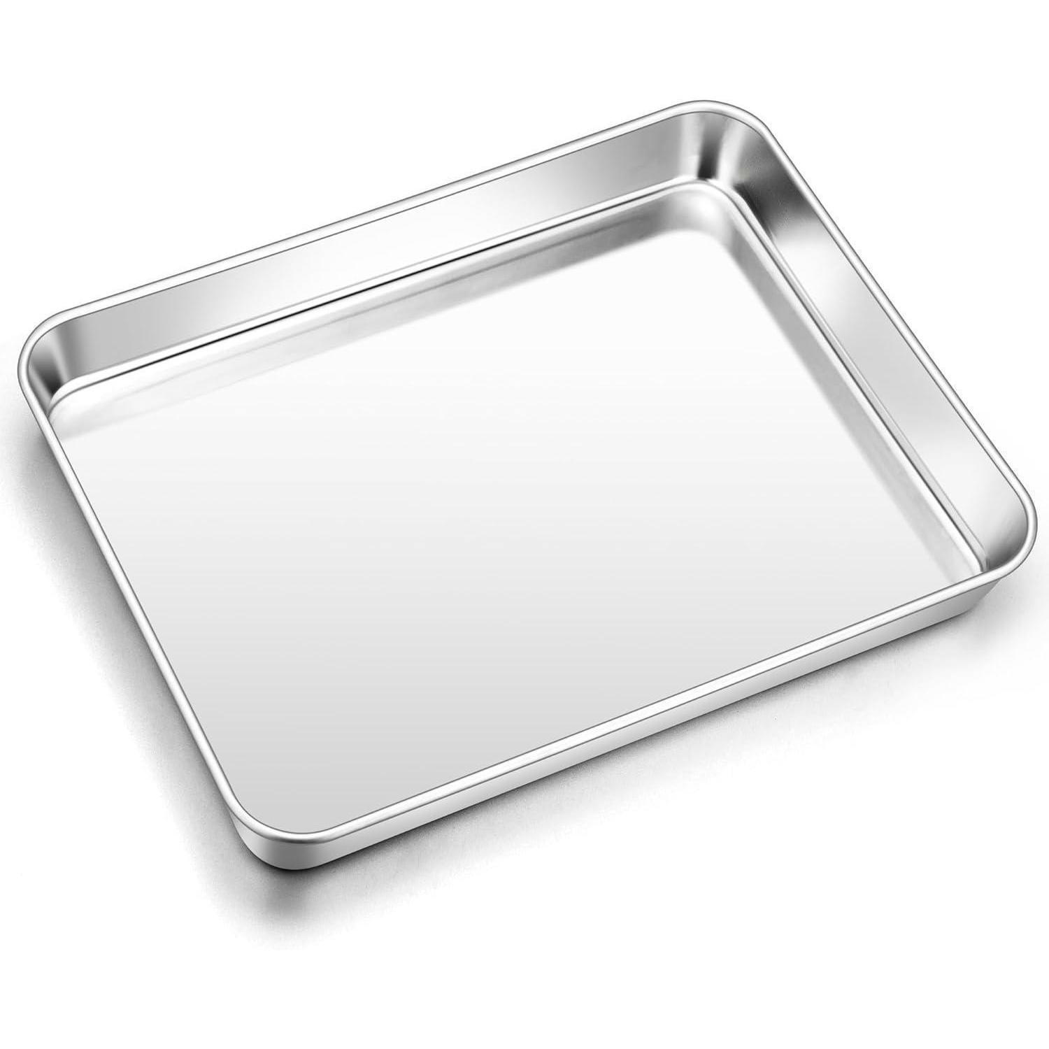 BACKBLECH Edelstahl 31,6 x 24,6 x 2,5 cm - Silberfarben, Metall (24.5/2.5/31.6cm)