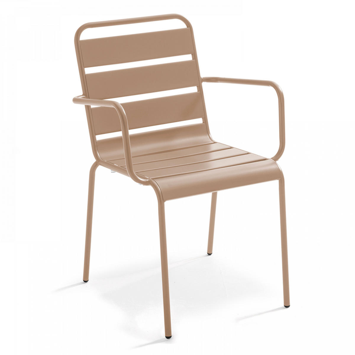 GARTENSET 5-tlg., Taupe - Taupe, Metall - Oviala