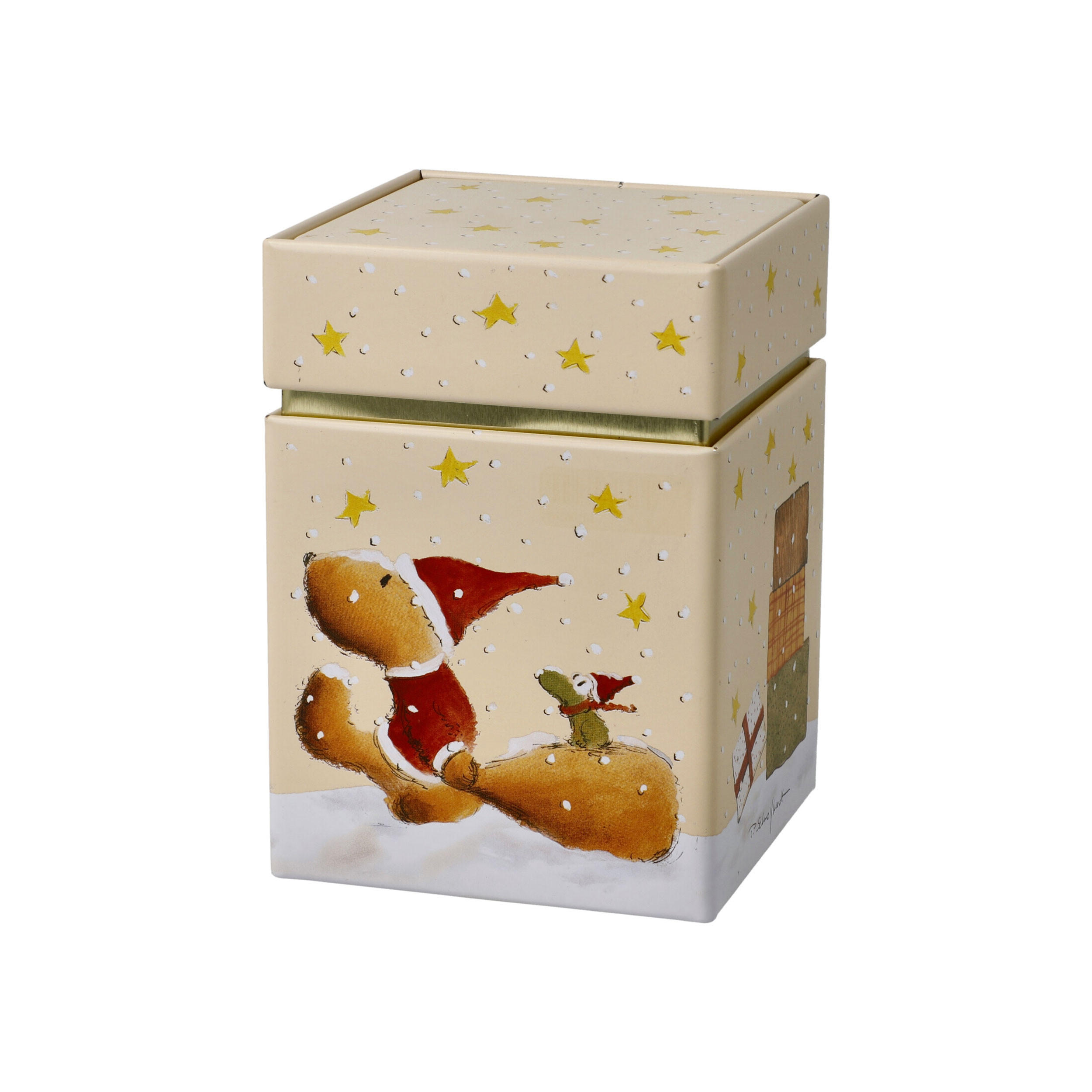 TEEDOSE Peter Schnellhardt - Wintertime Friends, Metall, Bunt, 600 ml - Multicolor, Metall (7.5/11/7.5cm) - Goebel