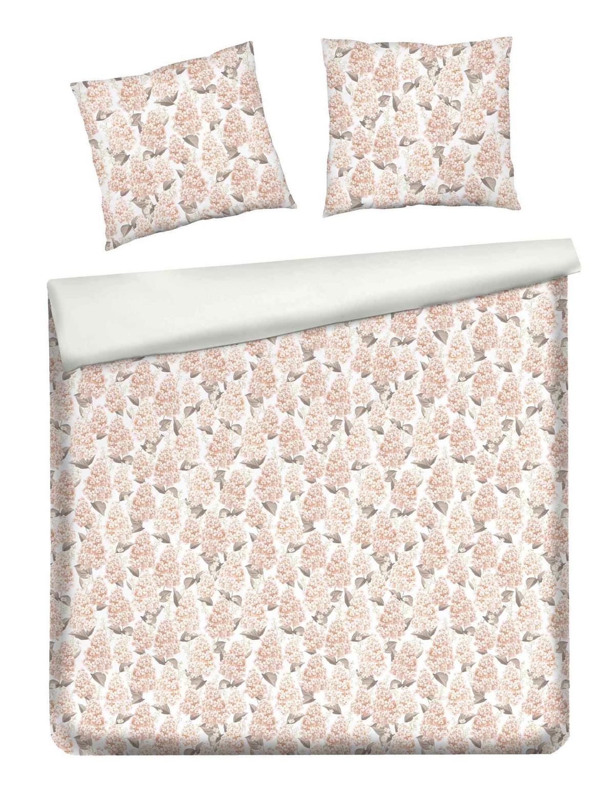BETTWÄSCHE Amberbloom - Ecru, Textil (200/220cm) - home&you