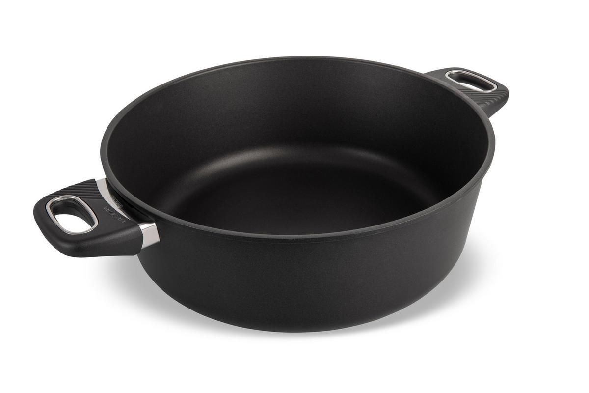 BRATENTOPF INDUKTION ⌀32cm - Schwarz, Kunststoff/Metall (32cm) - Gastrolux