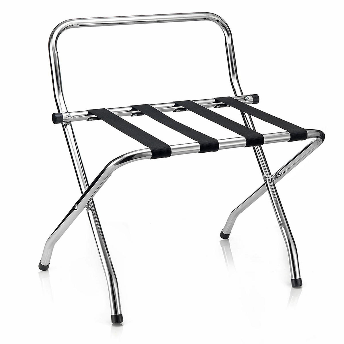 KOFFERSTÄNDER SUITE - Chromfarben, Metall (62/70/49cm) - CARO-Möbel
