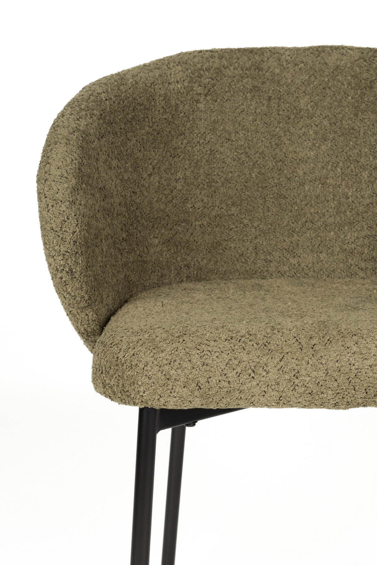 ESSZIMMERSTUHL Ayle - Grün - 48/58/70 cm - 2er-Set - Grün, Textil (58/70/48cm)