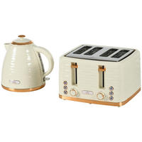 WASSERKOCHER-TOASTER Set 7 Bräunungsstufen Beige - Beige, Kunststoff (19.5/23.2/24.1cm) - Rolipo