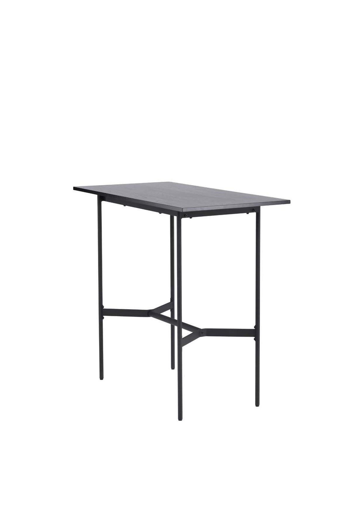 BARTISCH, Rax, Schwarz, MDF, 60 x 120 x 105 cm - Schwarz, Holzwerkstoff (120/60/105cm) - ebuy24