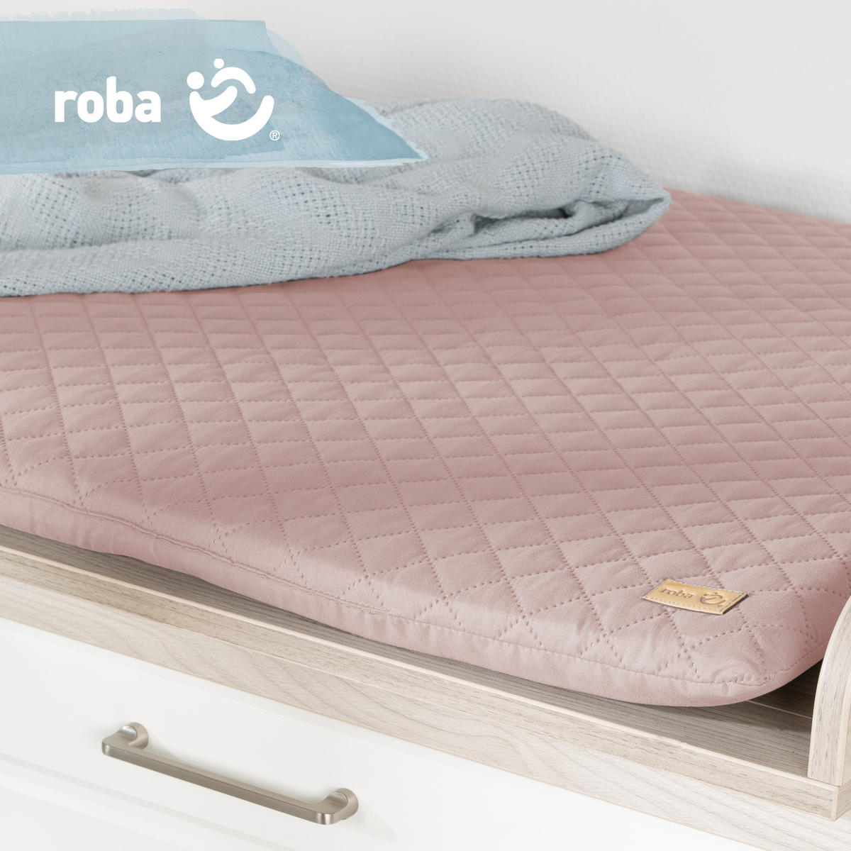 WICKELAUFLAGE roba Style rosa - Rosa, Textil (85/75cm) - Roba