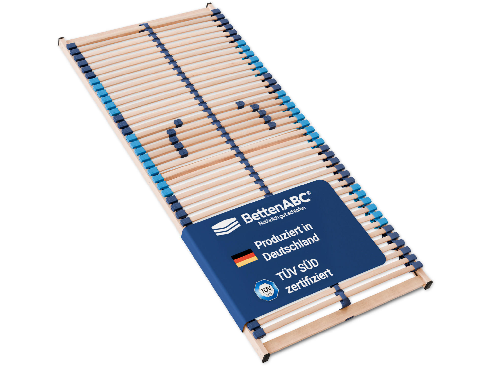 LATTENROST Superflex NV 7-Zonen zur Selbstmontage, Größe: 120x220 - Braun, Holz (120/220cm) - Betten-ABC