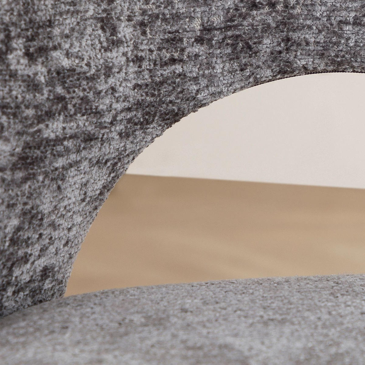 ESSZIMMERSTÜHLE SERENA 2ER-SET - Grau, Textil (46/83/53cm) - IDIMEX