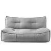 GARTENSOFA LOVIA Lounge, Schwarz/Weiß - Schwarz, Textil (177/82/106cm) - KONSIMO®