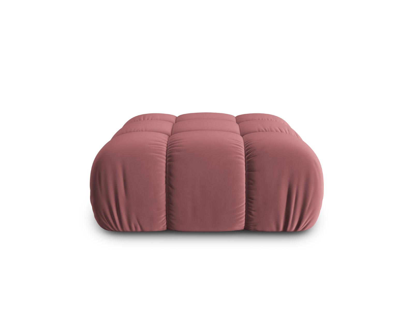 POUF Bellis aus Samt rosa - Pink, Textil (94/39/94cm) - Micadoni