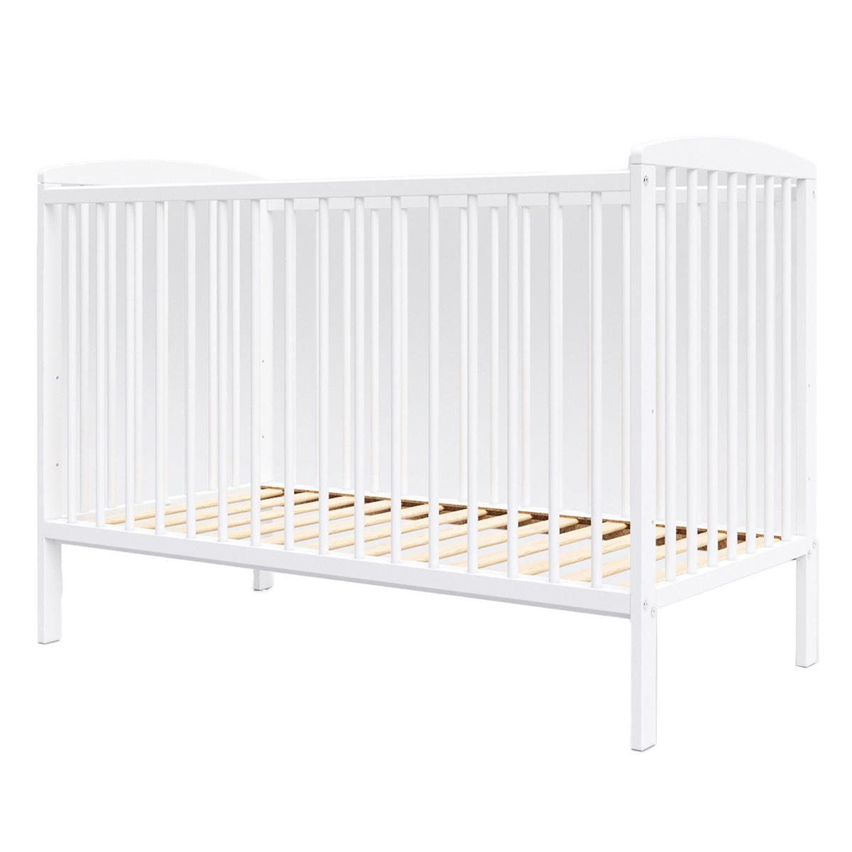 BABYBETT Nina, Mitwachsendes, Weiß - Weiß, Holz (60/120cm) - Premiers Moments