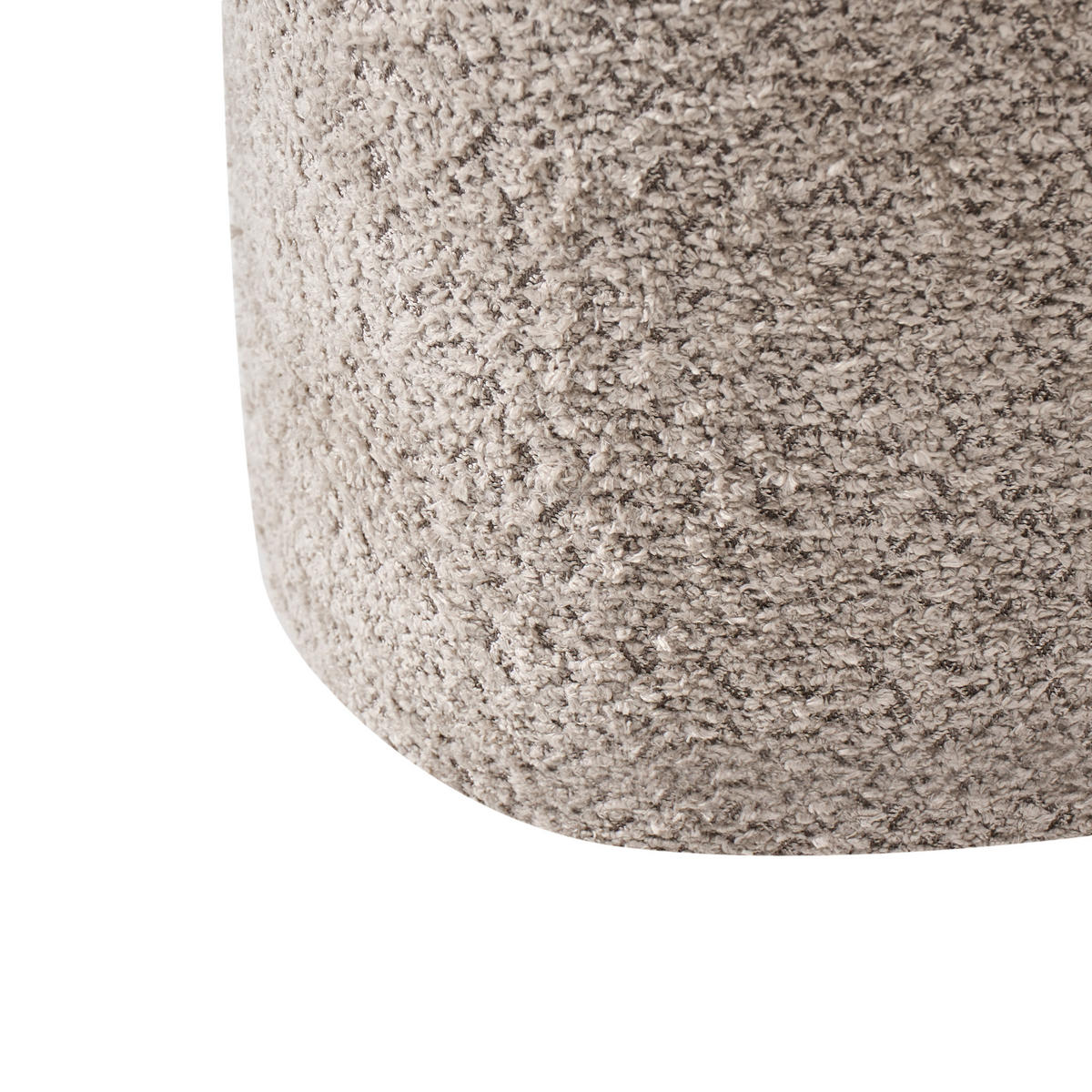 POUF Hellbraun Scotia - Hellbraun, Textil (40/44/33cm) - Beliani