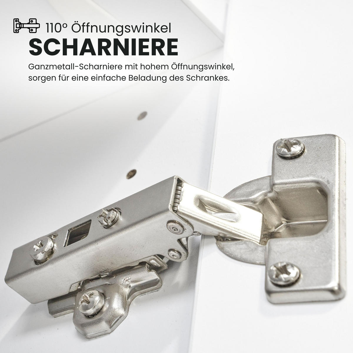 AKTENSCHRANK klein mit Flügeltüren 41,7/80/74,8 cm in Weiß/Eichefarben - Eichefarben/Weiß, Holzwerkstoff (80/74.8/41.7cm) - bümö