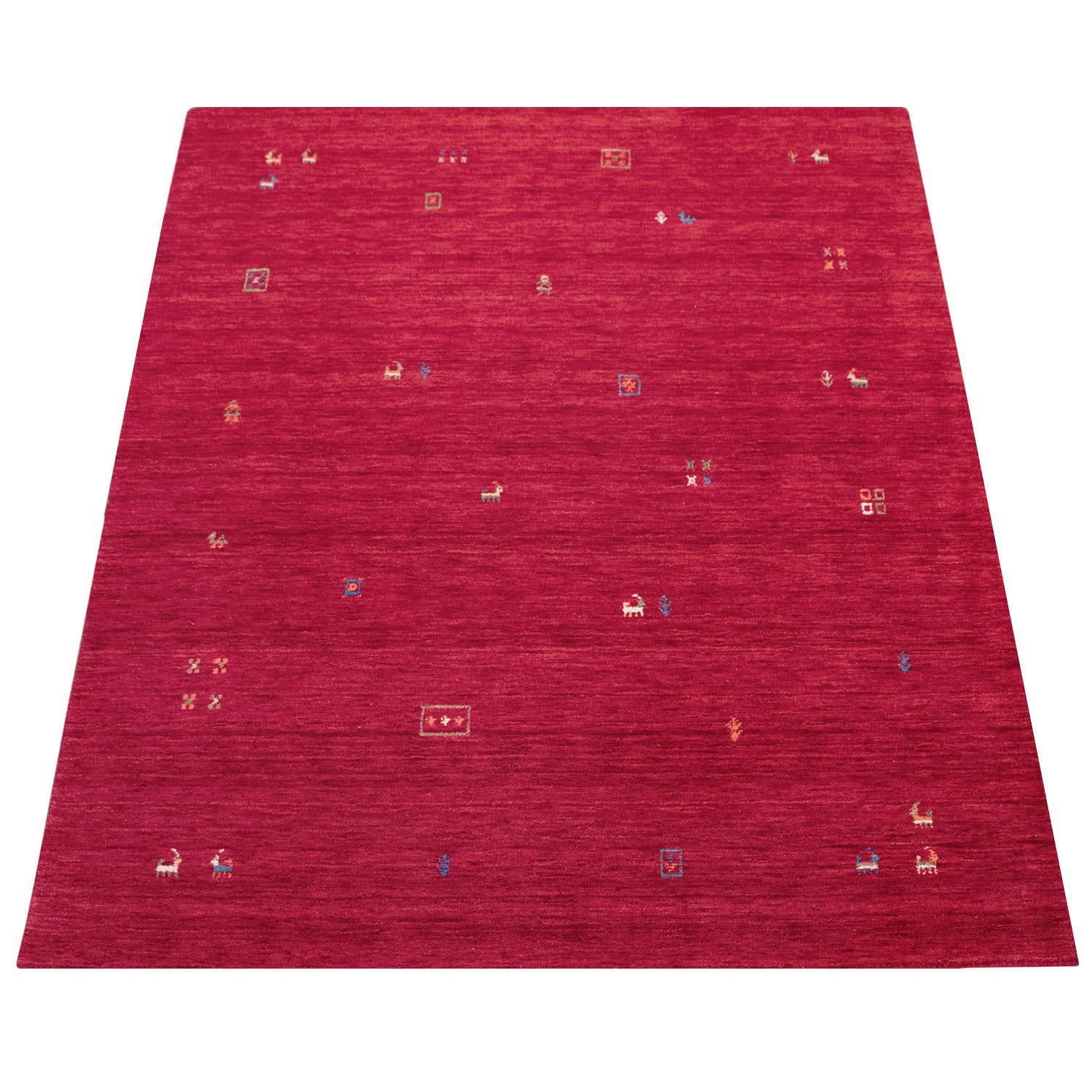 Paco Home Naturfaserteppich Rot 200x300 cm