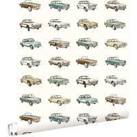 TAPETE Oldtimer 53 cm x 10.05 m - Beige, Papier (53/0.1cm) - ESTAhome