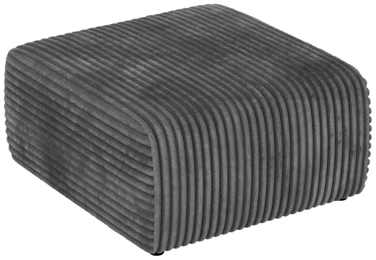 TABURETKA NESSARO - Sivá Manšester - čierna/sivá, textil/plast (87/44/96cm) - MKS